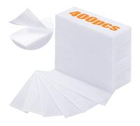 400 Pieces Non Woven Wax Strips Facial and Body Hair Removal Waxing Strips Epilating Wax Strip Paper, White