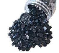 400 Pieces Sealing Wax Beads for Seal Stamp, PORXFLY Waxs Seal Beads Great for Wedding Invitations, Wine Packages,Cards Envelopes, Gift Wrapping (Black)