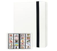 400 Pockets Photo Album for Fujifilm Instax Mini Camera, Polaroid Camera, for Fujifilm Instax Mini 11 12 9 40 Evo Liplay 8 7+ Instant Camera, Photo Album for Polaroid Kodak HP Zink 2x3" Photo (White)