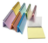 400 Revision Cards, 8 Pack Coloured Ring Bound Flash Cards, 3 x 5 Inch Ruled Study Cards, 8 Pastel Colours for GCSE Revision, Exam Preparation, Learning and Note Taking