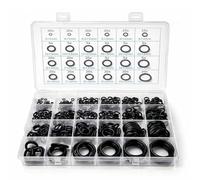 400 Rubber O Rings Set, Ø 4-30 mm Universal O-Ring Gaskets Seal Kit | Nitrile Rubber Washers Assorted for Plumbing, Tap Washers, Automotive, Jet/Pressure Washers, Garden Tap Kit