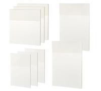 400 Sheets Clear Sticky Notes Transparent See Through Sticky Notes Adhesive Removable Self-Stick Clear Note Pads for Annotating Books Stick Note Pad Annotation Kit for Women Men Home Office (3 Size)