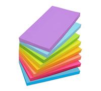 400 Sheets Large Sticky Notes 10 x 15 cm Large Self-Stick Note Pads it, 8 Bright Colors Assorted Self-Stick Pads 50 Sheets/Pad Easy to Post for Drafts Presentations Workshops