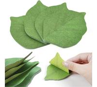400 Sheets Leaf Post It Notes, Self Sticky Classroom Decorations, Novelty Personalised Post It Notes, Beautiful Green Botanical Design for Office, School, DIY Crafts, Repositionable Scratch Paper