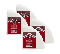 400 Size V02 White Coffee Filter Papers, Compatible with Hario Size 02 by EDESIA ESPRESS