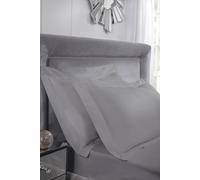 400 Thread Count Cotton - Oxford Pillowcase Pair in Silver Grey - Emma Barclay | TJ Hughes