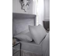 400 Thread Count Cotton - Pillowcase Pair In Silver Grey - Emma Barclay | TJ Hughes