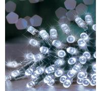 400 Warm White Christmas Lights Battery Operated Marco Paul White One Size