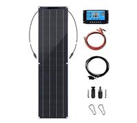 400 Watt Solar Panel Kit with 200 Watt 12 Volt Monocrystalline Panel and 40A Charge Controller, Ideal for Camping and RV Power Solutions