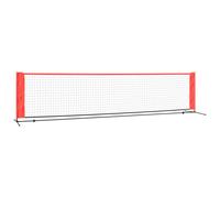 Vidaxl Tennis Net Black And Red 400X100X87 Cm Polyester, Black