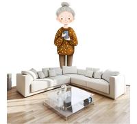 400 X 280 Cm Panoramic Wallpaper Hand Drawn Graffiti, Murals Cartoon Characters for Kids Boys Girls White Premium Non-Woven Wallpaper for Bedroom Living Room Tv Backdrop Office Decoration