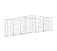 Arched Gabion Basket Stone Basket Gabion Retaining Wall Galvanised Iron vidaXL