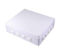 400 x 350 x 120mm Grey Junction Box IP65 with 16 Cut Outs Electronics Electrical Wiring Enclosure