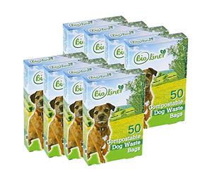 400 x BioLiner Dog Waste Bags - Compostable Dog Waste/Poo Bags - EN 13432