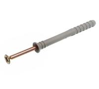 400 x Nylon Hammer in Frame FIXINGS RAWL Masonry Plugs + Screws M8 x 80MM