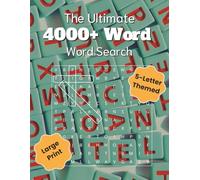 4000+ Five-Letter Word Search Puzzle Book: Easy-to-Read 8.5x11 Format • Anti-Eye Strain Design • Relaxing Brain Games with Solutions for Adults & ... to Sharpen Your Mind and Relieve Stress