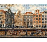 4000 Piece Jigsaw Puzzles for Adults, architecture City Wooden Puzzle Hard Difficult Challenging Puzzle, jigsaw Puzzle 55.7 x 34.4 inches, Stress Relief Wall Decor, Educational Games, Gifts w0-359