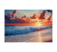 4000 Piece Jigsaw Puzzles for Adults, Beach Jigsaw Puzzles for Adults 4000, Impossible Puzzle Classic Challenging Educational Games, Wooden Jigsaws Game for Families, Gifts for Men Theme:Wave -2270