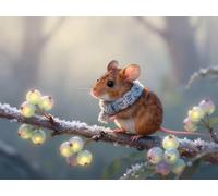 4000 Piece Jigsaw Puzzles for Adults, Brown Animal Mouse Jigsaw Puzzles for Adults 4000 Pieces, 141x87cm Impossible Hard Difficult Challenging Adult Puzzles for Wall Decoration and Gifts