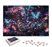 4000 Piece Jigsaw Puzzles for Adults, Butterfly Jigsaw Puzzles for Adults 4000, Fantasy Jigsaws for Family Educational Games, Wooden Puzzle with Gift Box, Unique Gifts for Women, Home Decor, -5722