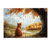 4000 Piece Jigsaw Puzzles for Adults, Cat Jigsaw Puzzles for Adults 4000 Piece, Autumn Puzzle Challenging Game for the Whole Families, Classic Wooden Jigsaws Suitable for Home Decoration, Gifts -3565