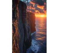4000 Piece Jigsaw Puzzles for Adults, Cliff Sunset Ocean Classic Puzzle, 55.5x34.3 inch, Premium Interlocking No Dust, Family Indoor Activity