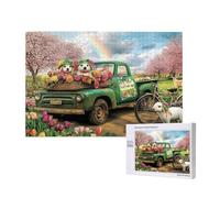 4000 Piece Jigsaw Puzzles for Adults Dog Jigsaw Comes with Packaging Box and Reference Pictures, Fun and Joyful Family Entertainment Games, Challenging Adult Puzzles Gifts Home Decor Car M-101