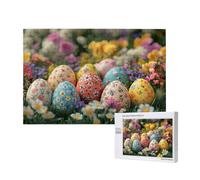 4000 Piece Jigsaw Puzzles for Adults Easter Eggs Jigsaw Comes with Packaging Box and Reference Pictures,Fun and Joyful Family Entertainment Games,Challenging Adult Puzzles Gifts Home Decor Easter M-50