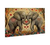 4000 Piece Jigsaw Puzzles for Adults Educational Game Jigsaw Puzzle, Jigsaw Puzzles for Adults 4000 Couple Elephant, Challenging/Brainteasing Adult Jigsaws, Suitable for Relaxation, Creativity fr0-663