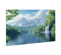 4000 Piece Jigsaw Puzzles for Adults Educational Game Jigsaw Puzzle,Jigsaw Puzzles for Adults 4000 Forest Lake,Challenging/Brainteasing Adult Jigsaws,Suitable Relaxation,Creativity,Gifts Giving K0F835