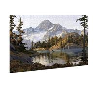 4000 Piece Jigsaw Puzzles for Adults Educational Game Jigsaw Puzzle,Jigsaw Puzzles for Adults 4000 Forest Lake,Challenging/Brainteasing Adult Jigsaws,Suitable Relaxation,Creativity,Gifts Giving K0F895