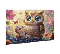 4000 Piece Jigsaw Puzzles for Adults Educational Game Jigsaw Puzzle, Jigsaw Puzzles for Adults 4000 Owl Blueberry, Challenging/Brainteasing Adult Jigsaws, Suitable for Relaxation, Creativity fr0-610