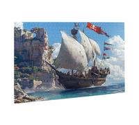 4000 Piece Jigsaw Puzzles for Adults Educational Game Jigsaw Puzzle, Jigsaw Puzzles for Adults 4000 Sailboat, Challenging/Brainteasing Adult Jigsaws, Suitable for Relaxation, Creativity fr0-979