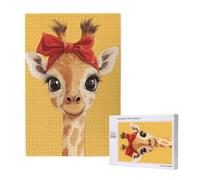 4000 Piece Jigsaw Puzzles for Adults Giraffe Jigsaw Animal Comes with Packaging Box and Reference Pictures，Fun and Joyful Family Entertainment Games，Challenging Puzzles Gifts for Women/Men 2T-1774