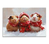 4000 Piece Jigsaw Puzzles for Adults, Guinea Pig Jigsaw Puzzles for Adults, Wooden Puzzle with Gift Box, Cute Jigsaws for Family Educational Games, Unique Gifts for Women/Men, Home Wall Decor, -1943
