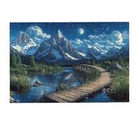 4000 Piece Jigsaw Puzzles for Adults, Landscape Jigsaw Puzzles for Adults 4000 Piece, Pier Puzzle Challenging Game for the Whole Families, Classic Wooden Jigsaws Suitable for Home Decor, Gifts -3431