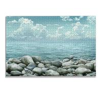 4000 Piece Jigsaw Puzzles for Adults, Landscape Jigsaw Puzzles for Adults, Wooden Puzzle with Gift Box, Beach Jigsaws for Family Educational Games, Unique Gifts for Women/Men, Home Wall Decor, -2133