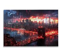 4000 Piece Jigsaw Puzzles for Adults, Landscape Jigsaw Puzzles for Adults, Wooden Puzzle with Gift Box, Brooklyn Jigsaws for Family Educational Games, Unique Gifts for Women/Men, Home Decor, -2515