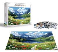 4000 piece jigsaw puzzles for adults Landscape Wooden Puzzles for Adults Mountain Jigsaw Sustainable Difficult Challenge Iq Game, Fun Smart Games Jigsaws for Home Decoration Gifts for Men Women x-212