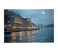 4000 Piece Jigsaw Puzzles for Adults, London Jigsaw Puzzles for Adults 4000 Piece, Moon Puzzle Challenging Game for the Whole Families, Classic Wooden Jigsaws Suitable for Home Decoration, Gifts -3377