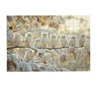 4000 Piece Jigsaw Puzzles for Adults, Owl Jigsaw Puzzles for Adults 4000 Piece, Tree Puzzle Challenging Game for the Whole Families, Classic Wooden Jigsaws Suitable for Home Decoration, Gifts -2771