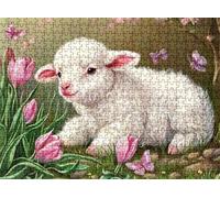 4000 Piece Jigsaw Puzzles for Adults, sheep flower Wooden Puzzle Hard Difficult Challenging Puzzle, jigsaw Puzzle 55.7 x 34.4 inches, Stress Relief Wall Decor, Educational Games, w0-929