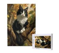 4000 Piece Jigsaw Puzzles for Adults,Tree Jigsaw Puzzles for Adults,Wooden Large Size Puzzle with Gift Box,Cat Jigsaws for Family Educational Games,Unique Gifts for Women/Men,Home Wall Decor,ML-1171