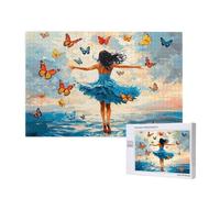 4000 Piece Jigsaw Puzzles for Adults Woman Jigsaw Comes with Packaging Box and Reference Pictures, Fun and Joyful Family Entertainment Games, Challenging Adult Puzzles Gifts Home Decor Butterfly M-399