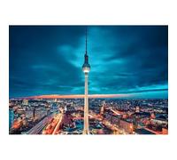 4000-Piece Puzzle, Berlin TV Tower Night View, Suitable for Kids and Adults, Personalized Puzzle Fun Game
