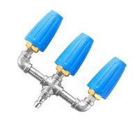 4000 psi, Turbo Nozzle for Pressure Washer, 360° Rotating Triple Nozzle high-Pressure Cleaner, with 1/4 inch Quick Connector, 6-9 gallons per Minute, Suitable for Floors, Gardens, Decks, and Cars