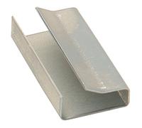 4000 Semi Open Strong Metal Seals/Clips For 12mm Hand Pallet Strapping Banding 25mm Long - For Use With A Sealer Sealing Tool + 1.2cm Polypropylene Polyprop Strap