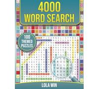 4000 word search: 100 themed puzzle (Puzzle Books for Adults)