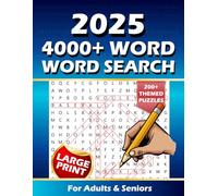4000+ Word Search Book: 204 Fun, Relaxing and Vision-Friendly Themed Word-Find Puzzles For Adults & Seniors