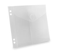 4000 x USB Flash Drive 2 Compartment Sleeve with Filing Holes & Press Stud Flap